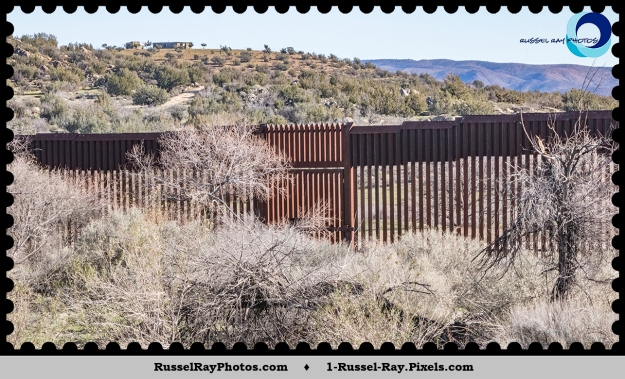 Border fence with Mexico